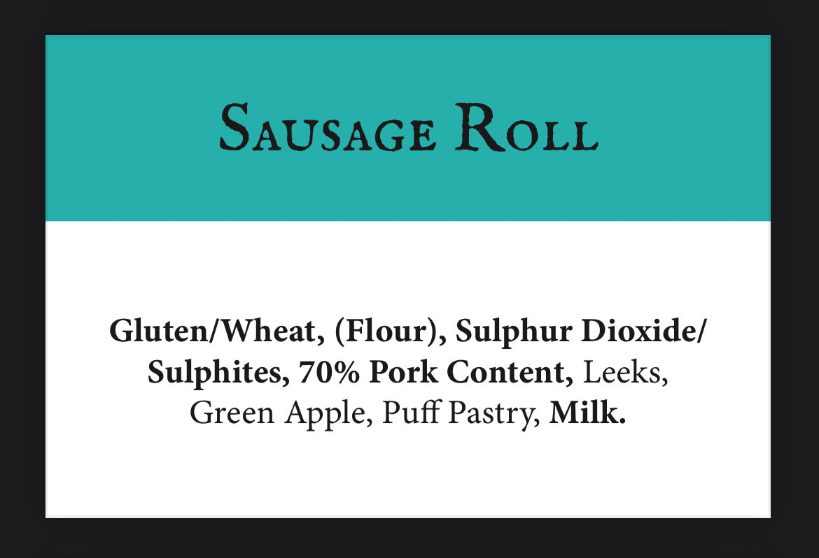 Raw Sausage Leek and Apple (FROZEN) - Wholesale